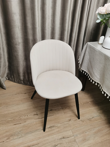 Стул на металлокаркасе Gabi latte / gold / black фото покупателя 544