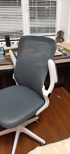 Компьютерное кресло Konfi dark gray / pink / white фото покупателя 58