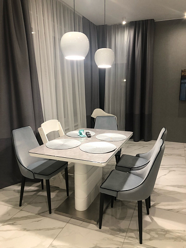 Стул на металлокаркасе Kora gray / black фото покупателя 173