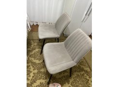 Стул на металлокаркасе Седа К крутящийся светло-серый  / белый фото покупателя 353