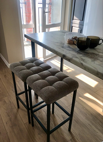 Барный стул Лофт катания минт / белый матовый фото покупателя 270