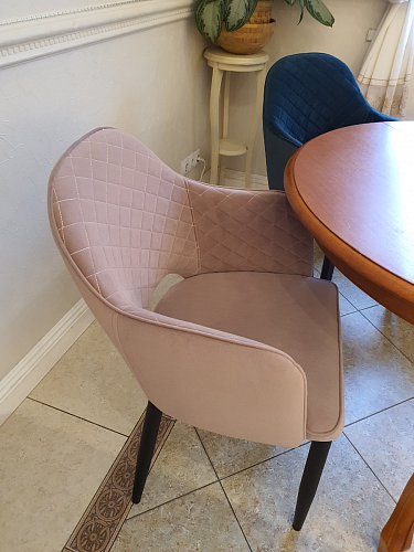 Стул на металлокаркасе Vener light purple фото покупателя 14