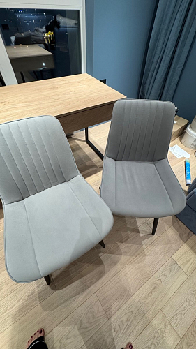 Стул на металлокаркасе Седа К кирпичный / черный фото покупателя 313