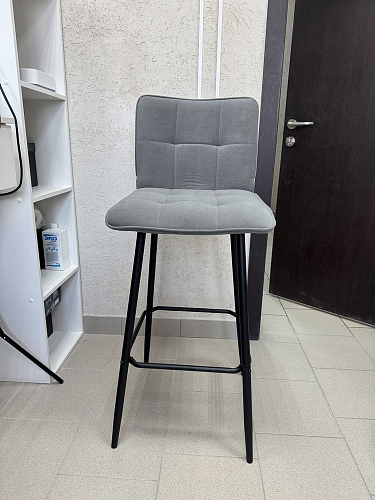 Барный стул Bari серый велюр фото покупателя 27