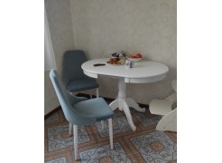 Стул на металлокаркасе Kora green / black фото покупателя 295