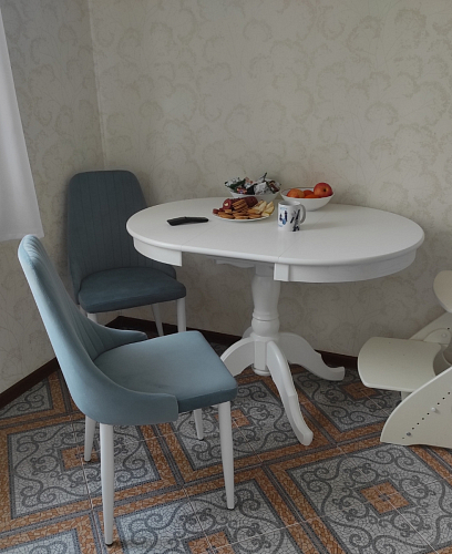 Стул на металлокаркасе Kora green / black фото покупателя 295