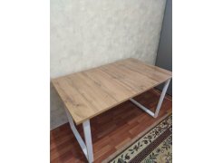 Стол Лота Лофт 140 25 мм юта / белый матовый фото покупателя 40