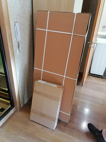 Компьютерный стол КСТ-109П правый дуб сонома / белый фото покупателя 112