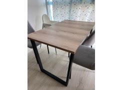 Стол Лота Лофт 140 25 мм черный матовый / бетон фото покупателя 286