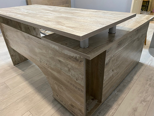 Компьютерный стол КСТ-109П правый дуб сонома / белый фото покупателя 58