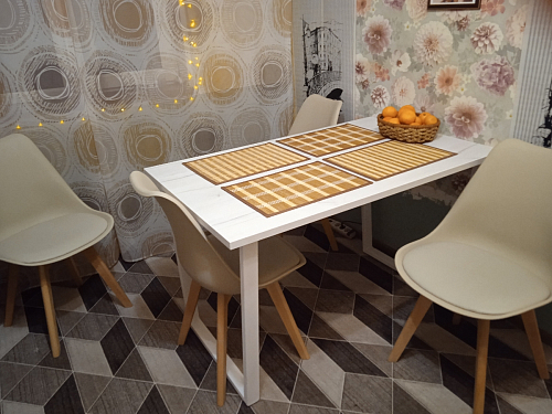 Деревянный стол Лота Лофт 120x75 дуб крафт табачный / черный матовый фото покупателя 243