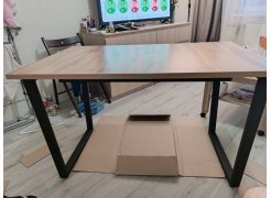 Стол Лота Лофт 120 25 мм сабия / черный матовый фото покупателя 181