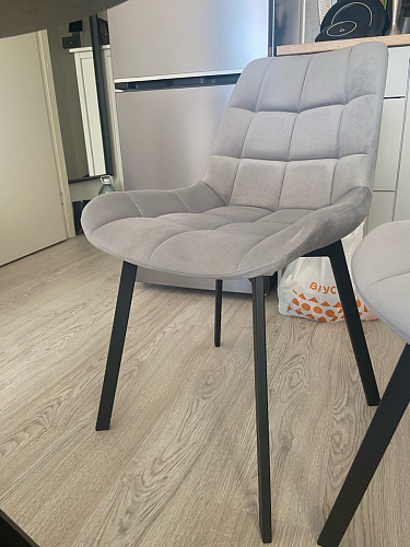 Стул на металлокаркасе Челси К бирюзовый / черный фото покупателя 75