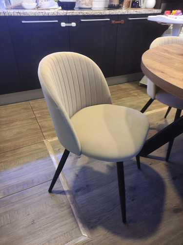 Стул на металлокаркасе Gabi gray / black фото покупателя 693