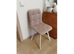 Стул на металлокаркасе Чилли светло-серый / черный фото покупателя 138