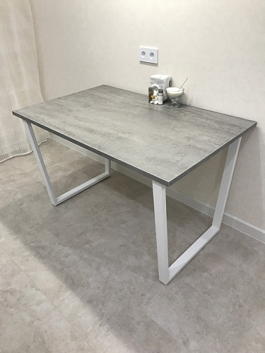 Деревянный стол Лота Лофт 140х80 дуб крафт табачный / черный матовый фото покупателя 37