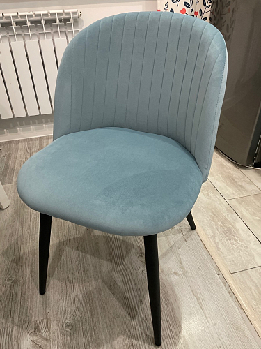 Стул на металлокаркасе Gabi 1 light purple / black фото покупателя 519