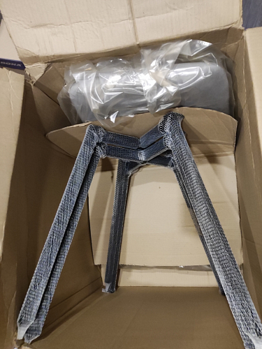 Стул на металлокаркасе Чилли бежевый / белый каркас фото покупателя 1175