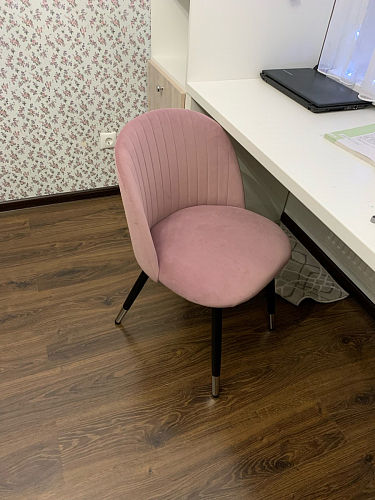 Стул на металлокаркасе Gabi 1 beige / black фото покупателя 121