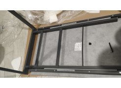 Стол Центавр 120(160)х70х75 файерстоун / черный матовый фото покупателя 16