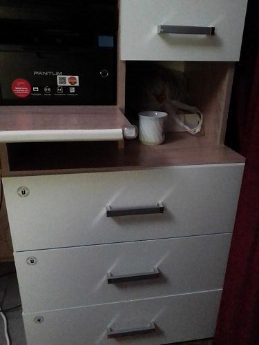 Стол компьютерный Джаз-17 белый правый фото покупателя 21