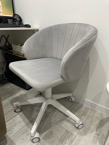 Компьютерное кресло Пард confetti silver серый / черный фото покупателя 216