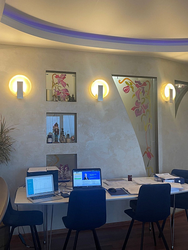 Стул на металлокаркасе Чилли бирюзовый / черный фото покупателя 929