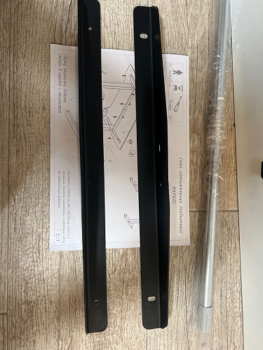 Компьютерный стол Маркос с механизмом подъема 120х75х75 черный / кантри орех фото покупателя 49