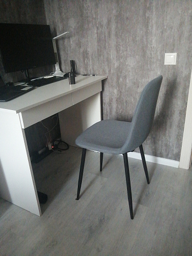 Стул на металлокаркасе Lilu pink / black фото покупателя 38