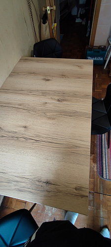 Деревянный стол Лота Лофт 120x75 дуб крафт табачный / черный матовый фото покупателя 854