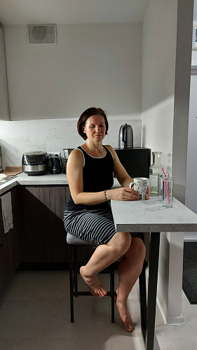 Полубарный стул Лофт мадера 20 / белый матовый фото покупателя 227