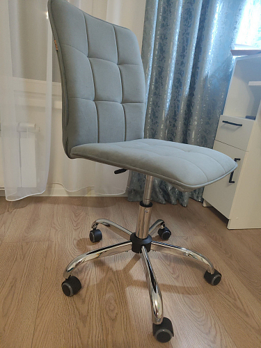 Компьютерное кресло One флок серый 29 фото покупателя 79