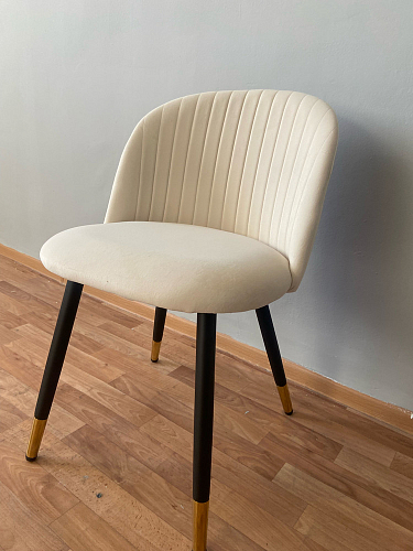 Стул на металлокаркасе Gabi latte / gold / black фото покупателя 847