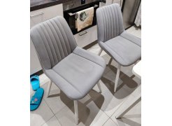 Стул на металлокаркасе Вейв П темно-серый / черный фото покупателя 129