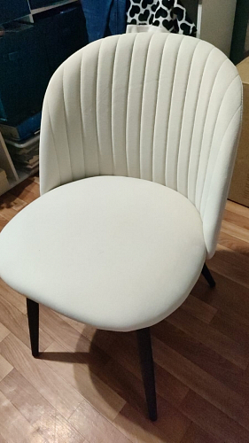 Стул на металлокаркасе Gabi latte / gold / black фото покупателя 472