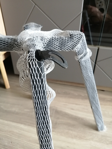 Стул на металлокаркасе Чилли К кирпичный / черный фото покупателя 563