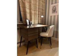 Стул на металлокаркасе Gabi blue / black фото покупателя 311