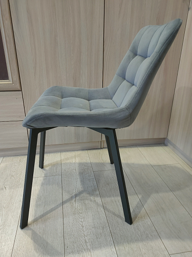 Стул на металлокаркасе Челси бежевый / черный фото покупателя 212