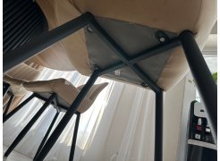 Стул на металлокаркасе Седа К крутящийся светло-серый  / белый фото покупателя 191