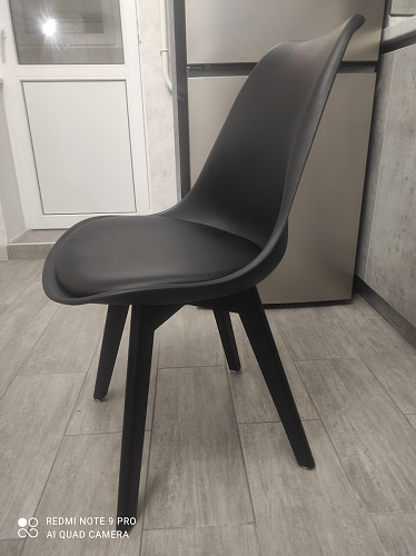 Деревянный стул Bonuss black / black фото покупателя 15