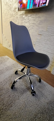 Компьютерное кресло Kolin cappuccino / chrome фото покупателя 97