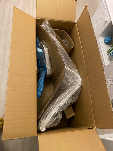 Компьютерное кресло Reus белая сетка / хром фото покупателя 23