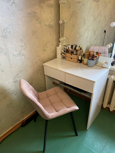 Стул на металлокаркасе Челси бежевый / черный фото покупателя 149