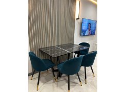 Стул на металлокаркасе Gabi 1 light purple / black фото покупателя 316