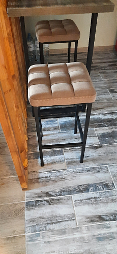 Барный стул Лофт линкольн белый / белый матовый фото покупателя 276