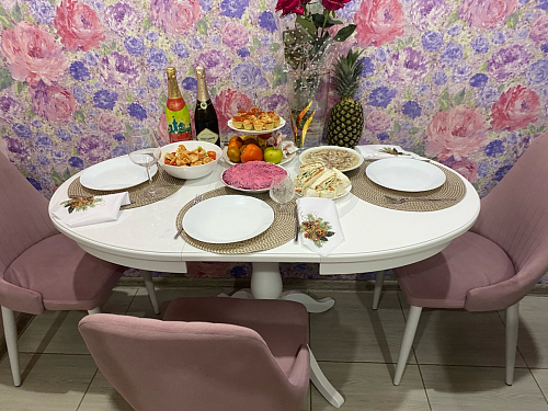 Стул на металлокаркасе Kora green / black фото покупателя 457