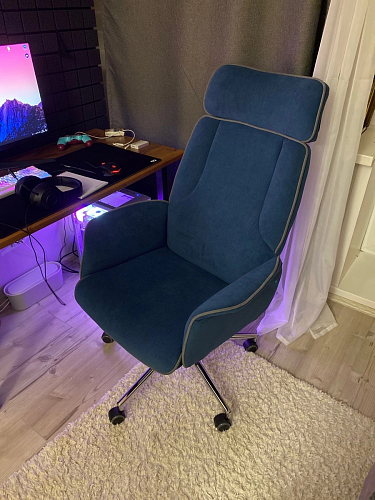 Компьютерное кресло Charm/Шарм серое фото покупателя 15