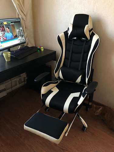 Компьютерное кресло Kano 1 light blue / black фото покупателя 36