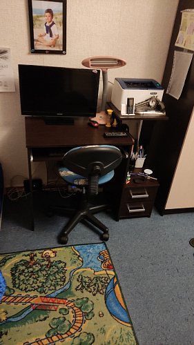 Стол компьютерный Джаз-24 правый венге фото покупателя 74