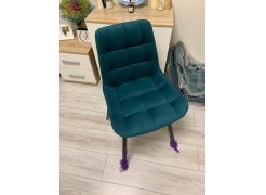 Стул на металлокаркасе Алст velutto 05 / черный фото покупателя 8